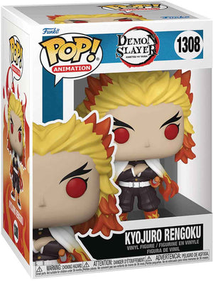 Pop Animation Demon Slayer 3.75 Inch Action Figure - Kyojuro Rengoku #1308