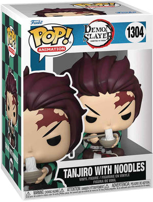 Pop Animation Demon Slayer 3.75 Inch Action Figure - Tanjiro with Noodles #1304