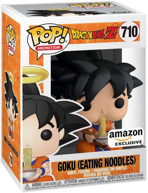 Pop Animation 3.75 Inch Action Figure Dragonball Z - Goku Eating Noodles #710 Exclusive