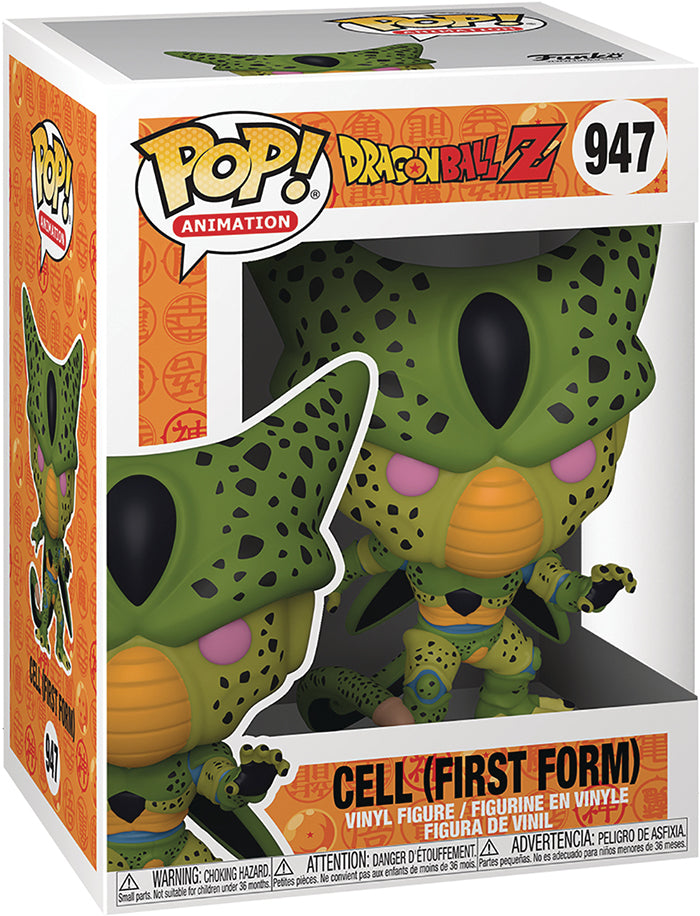 Pop Animation Dragonball Z 3.75 Inch Action Figure - Cell First Form #947