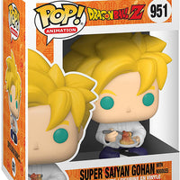 Pop Animation Dragonball Z 3.75 Inch Action Figure - Super Saiyan Gohan with Noodles #951