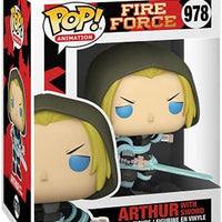Pop Animation Fire Force 3.75 Inch Action Figure - Arthur with Sword #978