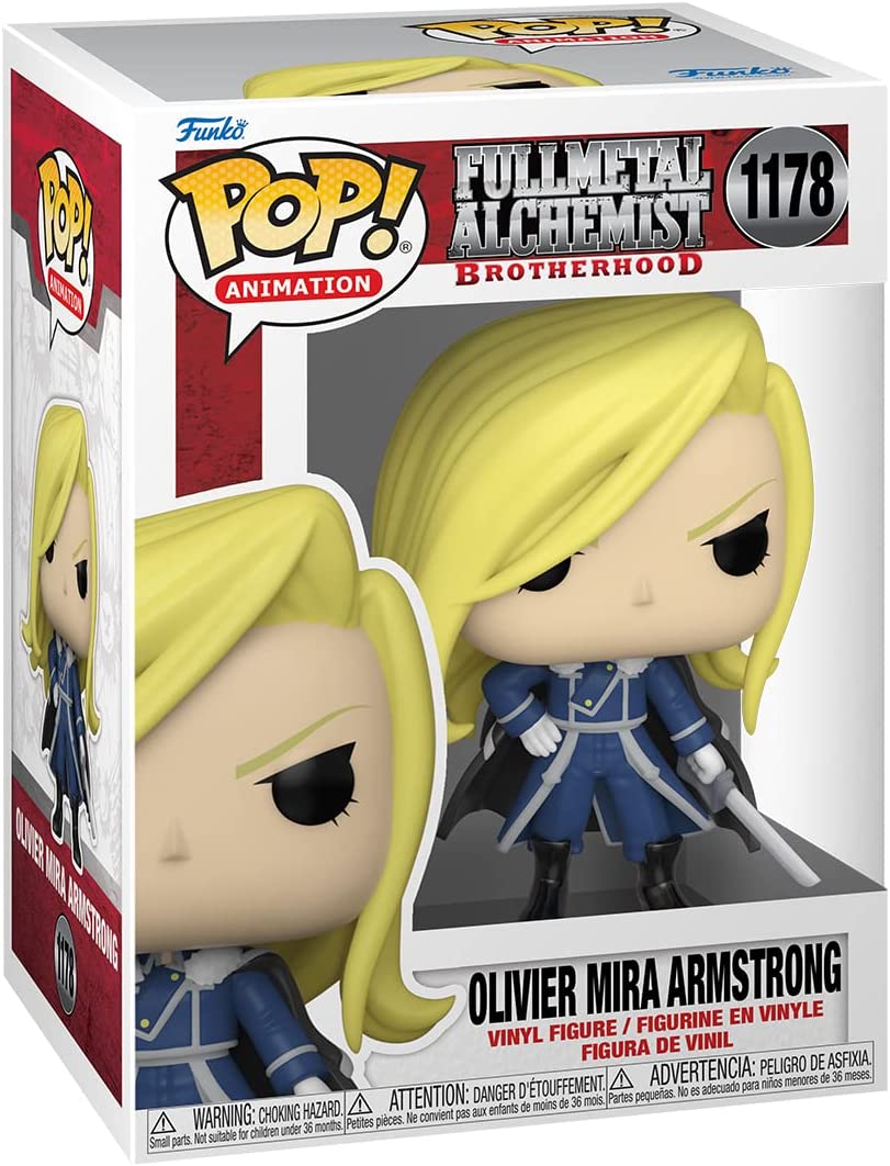 Pop Animation Fullmetal Alchemist Brotherhood 3.75 Inch Action Figure - Olivier Mira Armstrong #1178