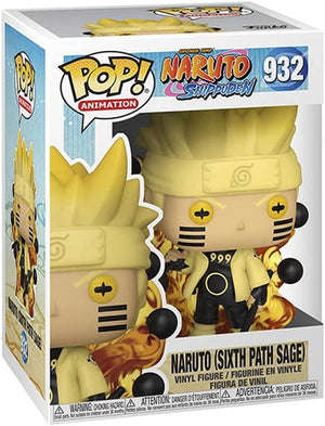 Pop Animation Naruto Shippuden 3.75 Inch Action Figure Exclusive - Naruto Sixth Path Sage #932 Glow In Dark
