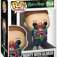 Pop Animation Rick and Morty 3.75 Inch Action Figure - Morty with Glorzo #954