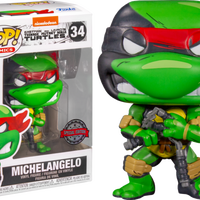 Pop Comics Teenage Mutant Ninja Turtles 3.75 Inch Action Figure - Michelangelo #34