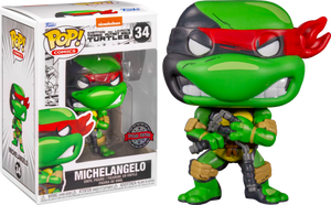 Pop Comics Teenage Mutant Ninja Turtles 3.75 Inch Action Figure - Michelangelo #34