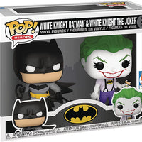 Pop DC Heroes Batman 3.75 Inch Action Figure 2-Pack - White Knight Batman & Joker