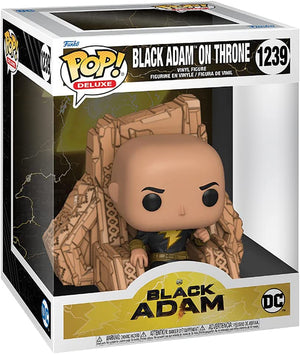 Pop DC Heroes Black Adam 3.75 Inch Action Figure Deluxe - Black Adam on Throne #1239