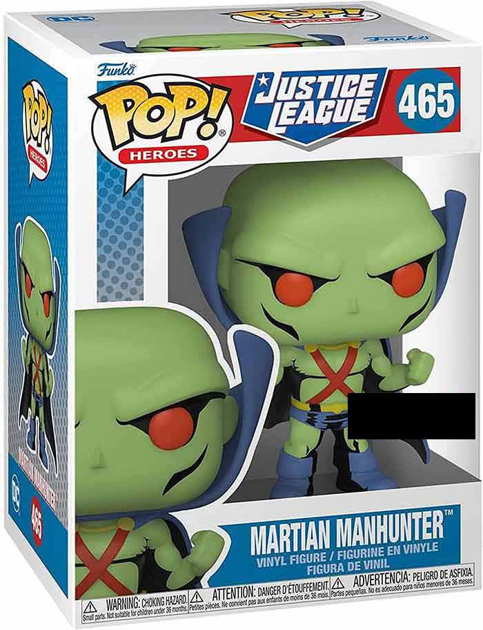 Pop DC Heroes Justice League 3.75 Inch Action Figure Exclusive - Martian Manhunter #465