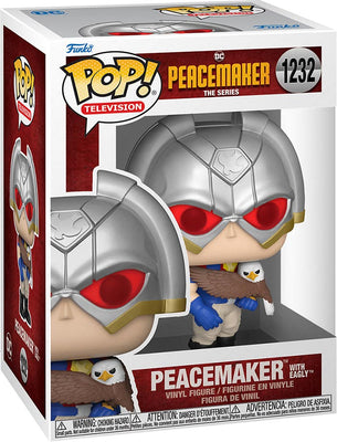 Pop DC Heroes Peacemaker 3.75 Inch Action Figure - Peacemaker with Eagly #1232