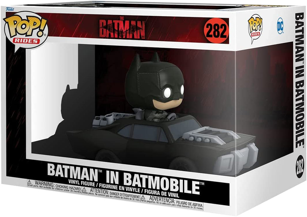 Pop DC Heroes The Batman 3.75 Inch Action Figure - Batman in Batmobile #282