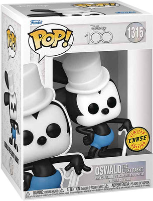 Pop Disney 100 3.75 Inch Action Figure Exclusive - Oswald The Lucky Rabbit #1315 Chase