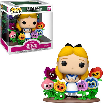 Pop Disney Alice In Wonderland 3.75 Inch Action Figure Deluxe - Alice with Flowers #1057