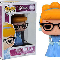 Pop Disney 3.75 Inch Action Figure Cinderlla - Glasses Cinderella #157 Exclusive