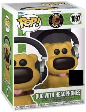 Pop Disney Dug Days 3.75 Inch Action Figure Exclusive - Dug with Headphones #1097