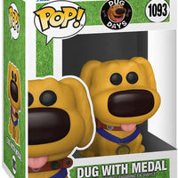 Pop Disney Dug Days Up 3.75 Inch Action Figure - Dug with Medal #1093