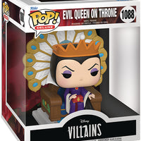 Pop Disney Snow White 3.75 Inch Action Figure  Deluxe - Evil Queen on Throne