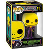 Pop Disney The Nightmare Before Christmas 3.75 Inch Action Figure - Black Light Jack Skellington #15