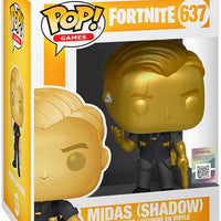 Pop Games Fortnite 3.75 Inch Action Figure - Gold Midas (Shadow) #637