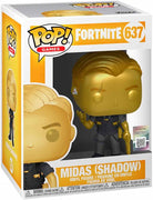 Pop Games Fortnite 3.75 Inch Action Figure - Gold Midas (Shadow) #637