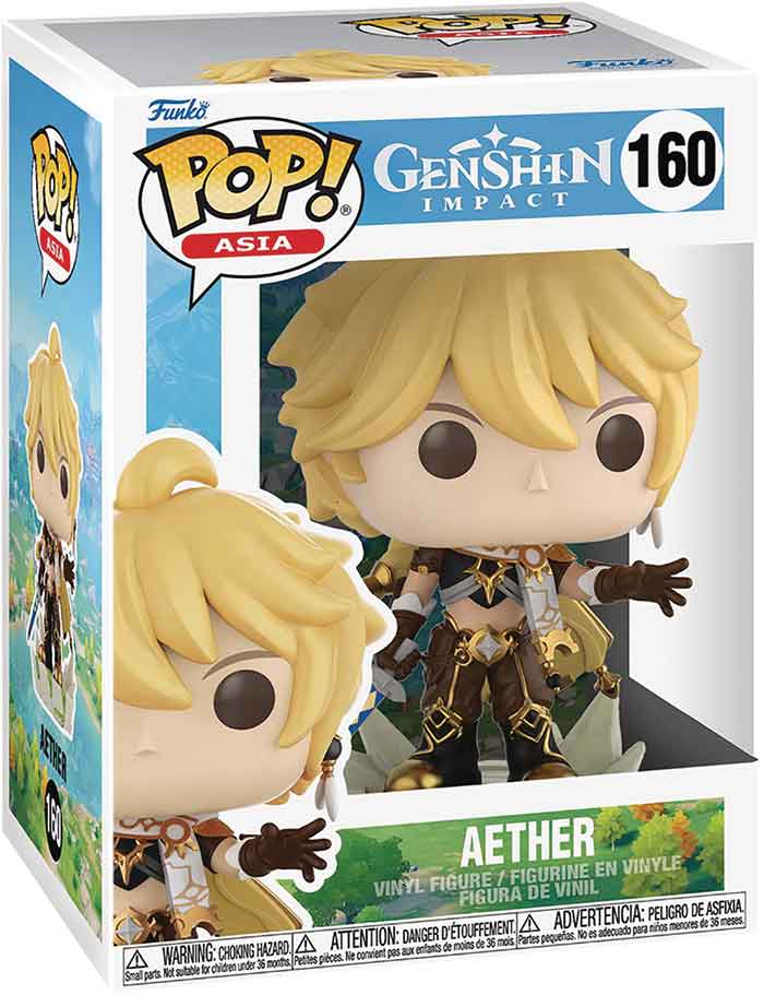 Pop Games Genshin Impact 3.75 Inch Action Figure - Aether #160