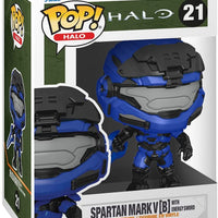 Pop Games Halo 3.75 Inch Action Figure - Spartan Mark V (B) with Energy Sword #21