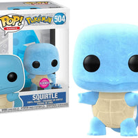 Pop Games Pokemon 3.75 Inch Action Figure Exclusive - Squirtle Flocked #504