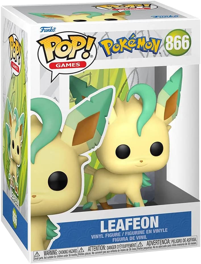 Pop Games Pokemon 3.75 Inch Action Figure - Leafeon #866