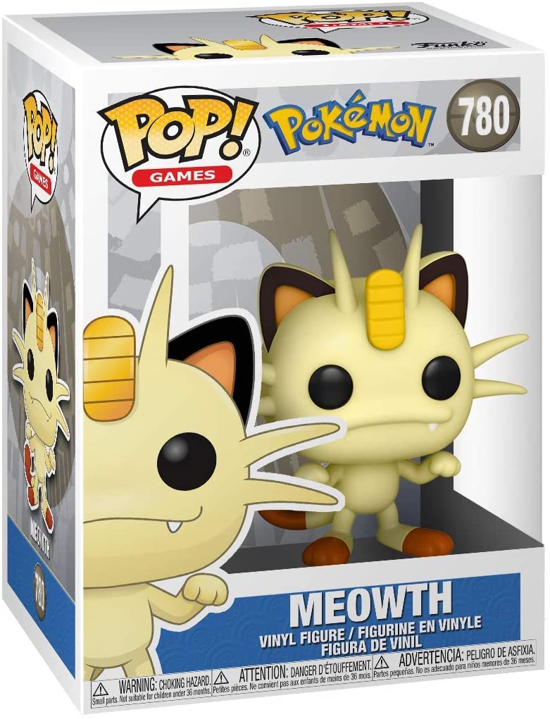Pop Games Pokemon 3.75 Inch Action Figure - Meowth #780