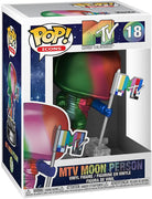 Pop Icons MTV 3.75 Inch Action Figure - MTV Moon Person Rainbow #18