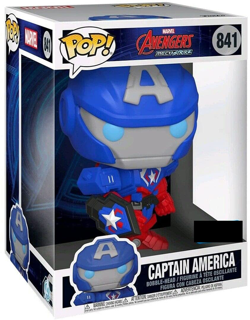 Pop Marvel Avengers Mechstrike 10 Inch Action Figure Exclusive - Captain America #841