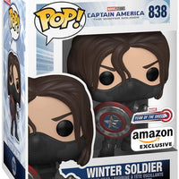 Pop Marvel Captain America 3.75 Inch Action Figure Exclusive - Winter Soldier #838