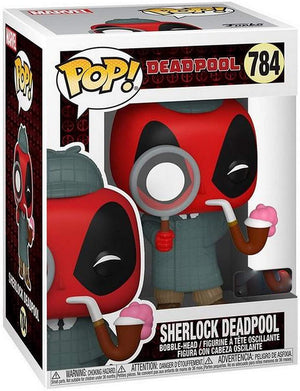 Pop Marvel Deadpool 3.75 Inch Action Figure Exclusive - Sherlock Deadpool #784