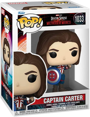 Pop Marvel Doctor Strange 3.75 Inch Action Figure Multiverse Of Madness - Captain Carter #1033
