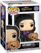 Pop Marvel Hawkeye 3.75 Inch Action Figure - Kate Bishop with Lucky The Pizza Dog #1212