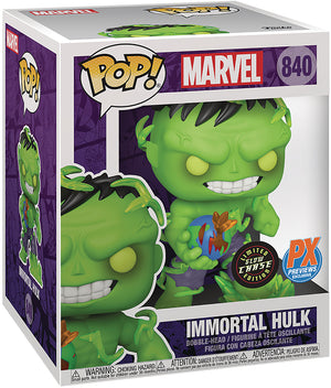 Pop Marvel Hulk 6 Inch Action Figure Exclusive - Immortal Hulk #840 Chase