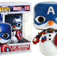 Pop Marvel 3.75 Inch Action Figure Marvel Holiday - Cap Snowman