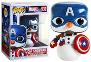 Pop Marvel 3.75 Inch Action Figure Marvel Holiday - Cap Snowman