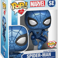 Pop Marvel Spider-Man 3.75 Inch Action Figure - Make A Wish Spider-Man (Metallic) SE