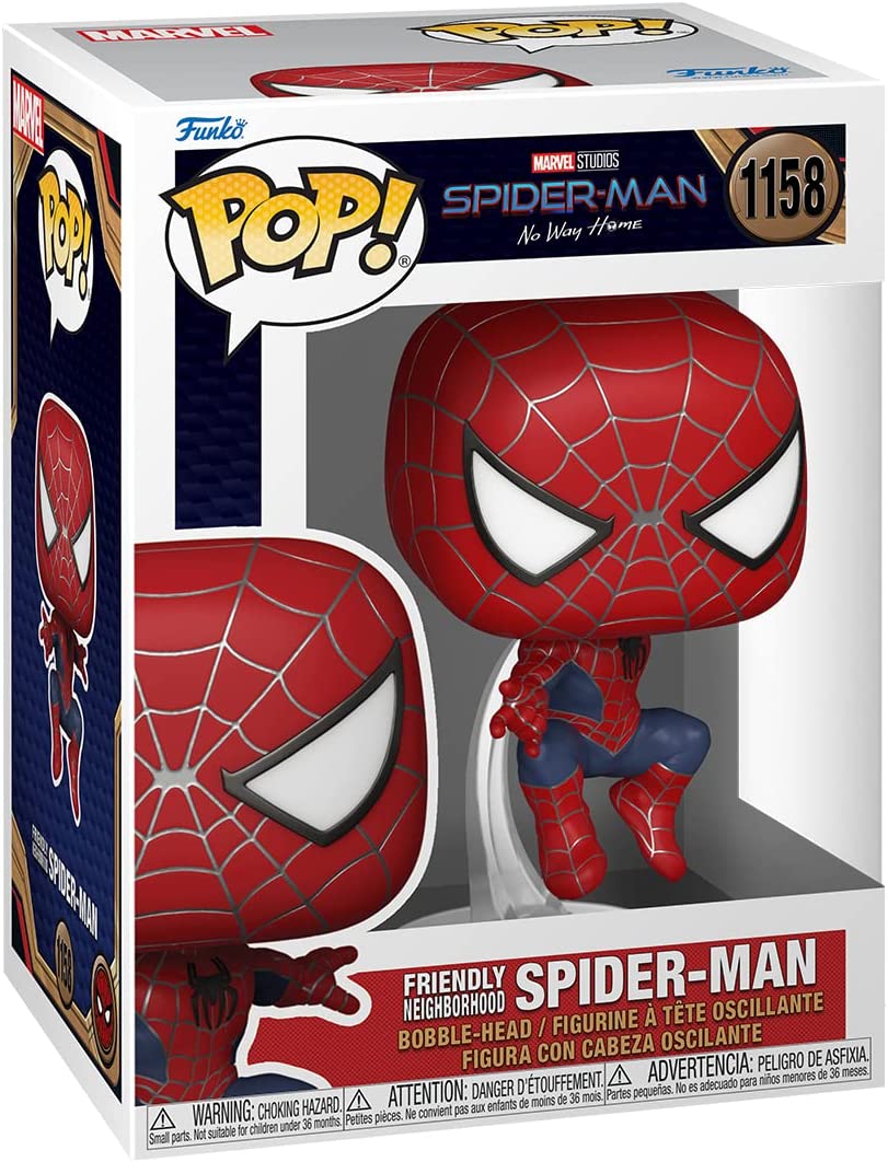 Pop Marvel Spider-Man No Way Home 3.75 Inch Action Figure - Friendly Neighborhood Spider-Man #1158