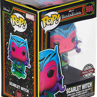 Pop Marvel Wanda Vision 3.75 Inch Action Figure Exclusive - Black Light Scarlet Witch #986