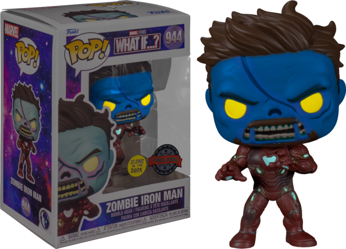 Pop Marvel What If 3.75 Inch Action Figure Exclusive - Zombie Iron Man #944