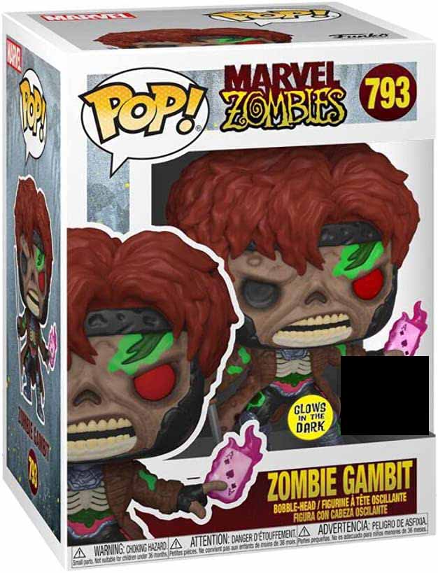 Pop Marvel X-Men 3.75 Inch Action Figure Exclusive - Zombie Gambit #793