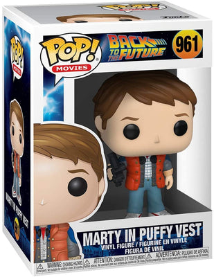 Pop Movies Back To The Future 3.75 Inch Action Figure - Marty In Puffy Vest #961