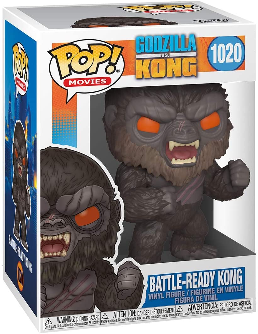 Pop Movies Godzilla vs Kong 3.75 Inch Action Figure - Battle Ready Kong #1020