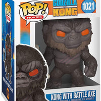 Pop Movies Godzilla vs Kong 3.75 Inch Action Figure - Kong with Battle Axe #1021