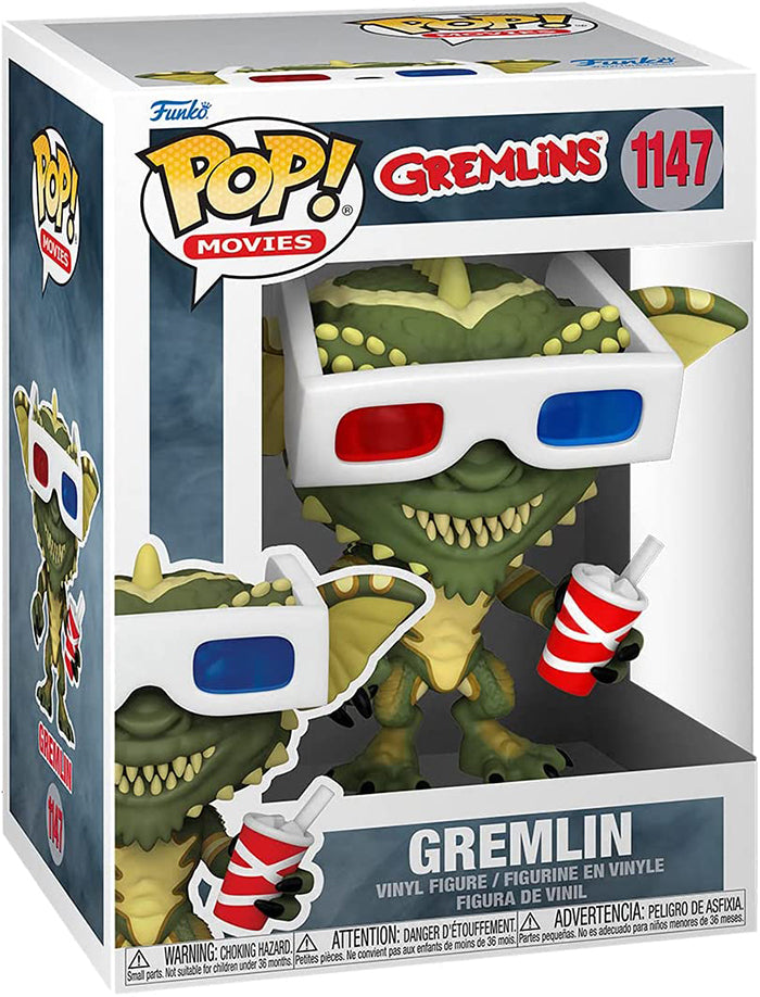Pop Movies Gremlins 3.75 Inch Action Figure - Gremlin with 3D Glasses #1147