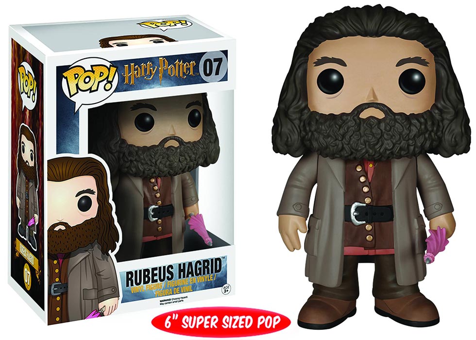 Pop Movies Harry Potter 6 Inch Action Figure Deluxe - Rubeus Hagrid #07