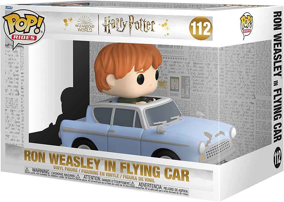 Pop Movies Harry Potter 3.75 Inch Action Figure - Ron Weasly in Flying Car #112